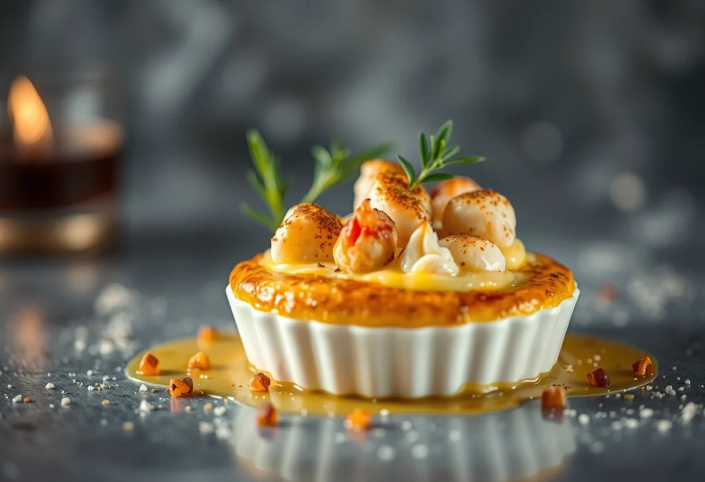 Crab Brulee recipe