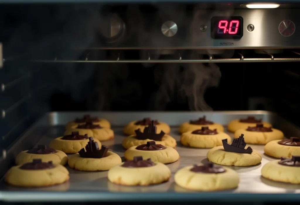 Golden-brown Toll House cookies being pulled out of the oven, toll house cookies recipe, yummi haven, yummy haven.